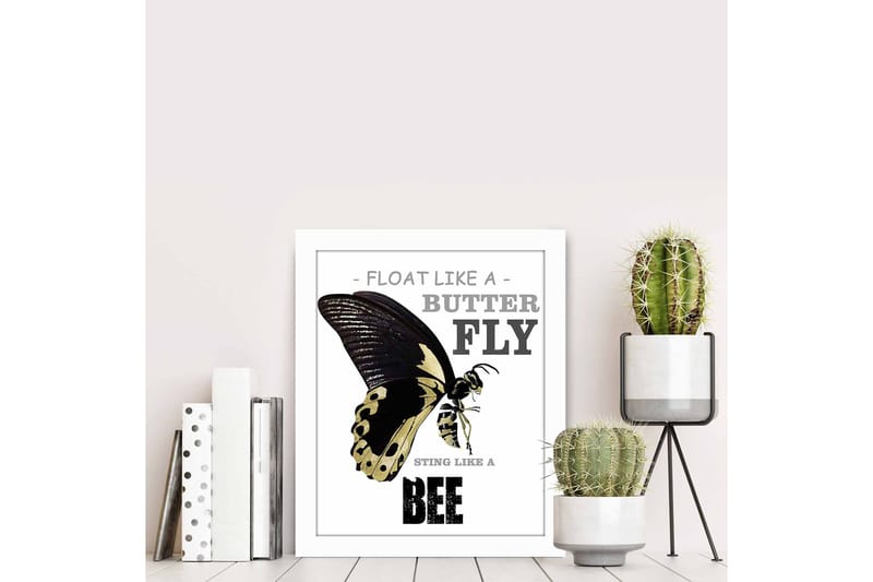 Billede Dyr med ramme flerfarvet - 22,3x52,8 cm - Boligtilbehør - Billeder & kunst