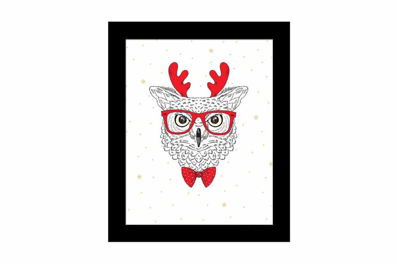 Billede Dyr med ramme flerfarvet, 22,3x52,8 cm