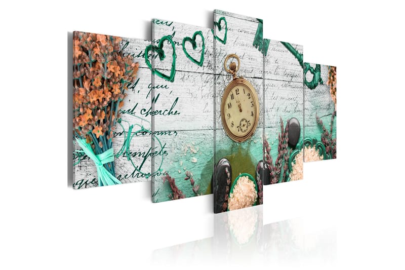 Billede Emerald Composition 100x50, Artgeist sp. z o. o.