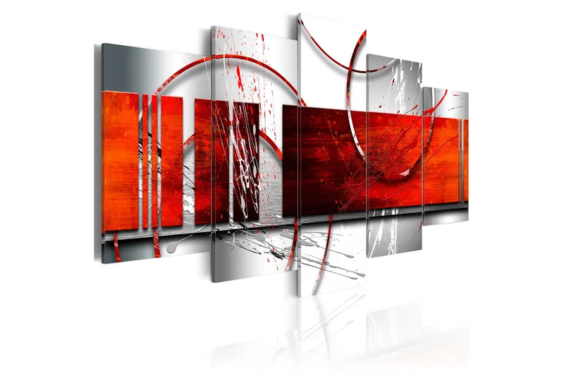 Billede Emphasis Red Theme 200x100, Artgeist sp. z o. o.