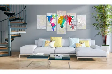 Billede Energy Of World 100x50 - Artgeist sp. z o. o. - Boligtilbehør - Billeder & kunst - Billeder på lærred