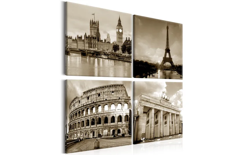 Billede European Capitals 40x40, Artgeist sp. z o. o.