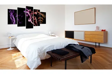 Billede Farvet Røg 5 St 100x50 - Artgeist sp. z o. o. - Boligtilbehør - Billeder & kunst - Billeder på lærred