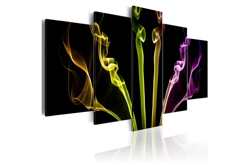 Billede Flerfarvede Streger 5 St 200x100, Artgeist sp. z o. o.