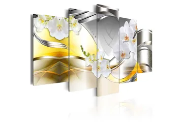 Billede Flowers Of Future 100x50 - Artgeist sp. z o. o. - Boligtilbehør - Billeder & kunst - Billeder på lærred