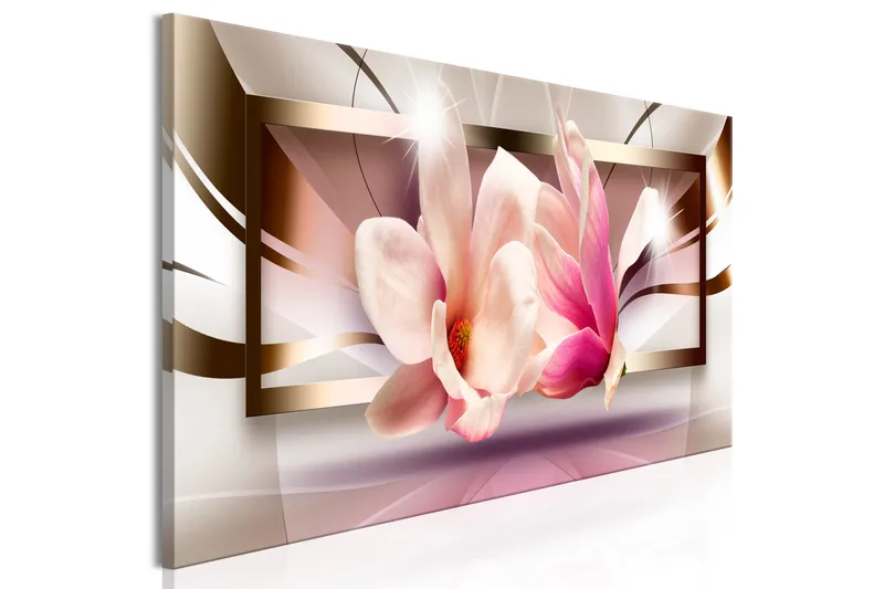 Billede Flowers outside the Frame (1 del) Smal 135x45 - Artgeist sp. z o. o. - Boligtilbehør - Billeder & kunst - Billeder på lærred