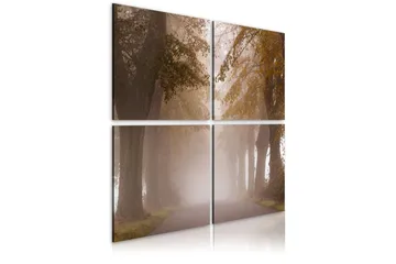 Billede Foggy Gyde 80x80 - Artgeist sp. z o. o. - Boligtilbehør - Billeder & kunst - Billeder på lærred