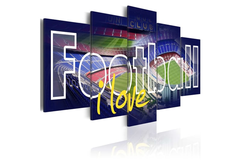 Billede Football My Love 200x100, Artgeist sp. z o. o.
