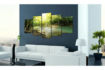 Billede Forest River 200x100 - Artgeist sp. z o. o. - Boligtilbehør - Billeder & kunst - Billeder på lærred