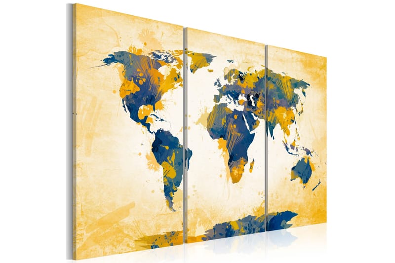 Billede Four Corners Of The World Triptych 120x80, Artgeist sp. z o. o.