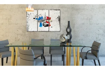 Billede Fransk Rejsende Triptych 120x80 - Artgeist sp. z o. o. - Boligtilbehør - Billeder & kunst - Billeder på lærred