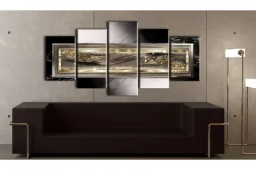 Billede Golden Moments 200x100 - Artgeist sp. z o. o. - Boligtilbehør - Billeder & kunst - Billeder på lærred