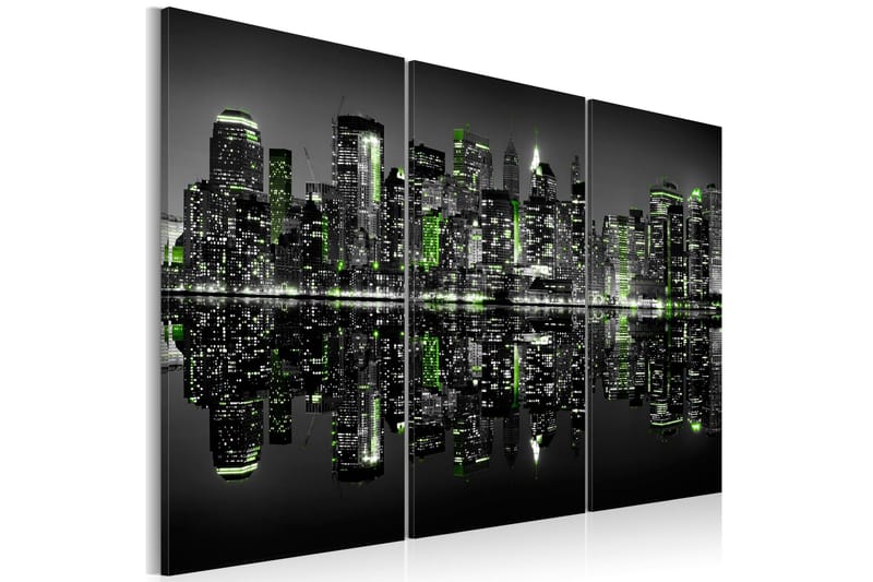 Billede Green New York 120x80, Artgeist sp. z o. o.