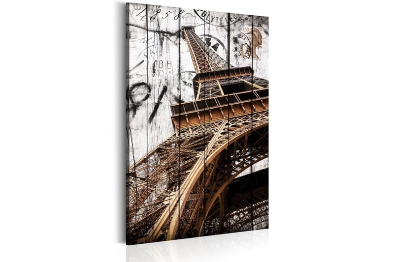 Billede Greetings From Paris 60x90, Artgeist sp. z o. o.