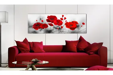 Billede Grey Garden 135x45 - Artgeist sp. z o. o. - Boligtilbehør - Billeder & kunst - Billeder på lærred