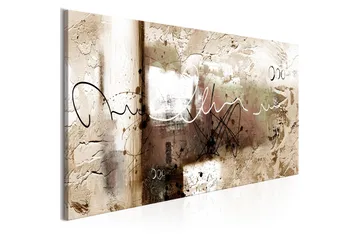 Billede Hammer 1 Part Beige Narrow 135x45 - Artgeist sp. z o. o. - Boligtilbehør - Billeder & kunst - Billeder på lærred