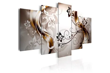 Billede Harmonious Delicacy 200x100 - Artgeist sp. z o. o. - Boligtilbehør - Billeder & kunst - Billeder på lærred