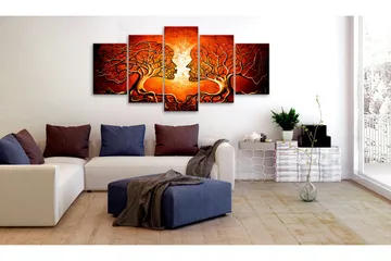 Billede Heat Of Love 200x100 - Artgeist sp. z o. o. - Boligtilbehør - Billeder & kunst - Billeder på lærred