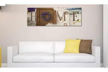 Billede Heather Wreath 135x45 - Artgeist sp. z o. o. - Boligtilbehør - Billeder & kunst - Billeder på lærred