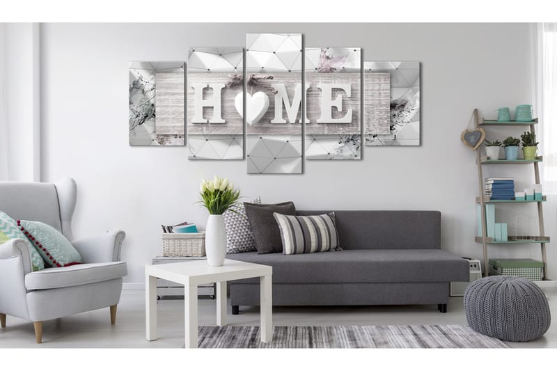 Billede Home Modern Look 200x100 - Artgeist sp. z o. o. - Boligtilbehør - Billeder & kunst - Billeder på lærred
