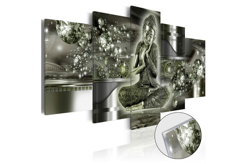 Billede I Akryl Emerald Buddha 100x50, Artgeist sp. z o. o.