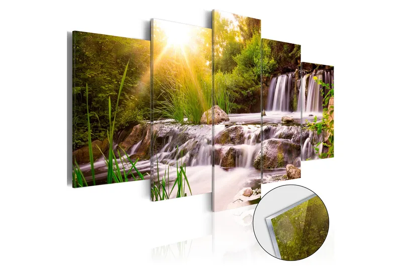 Billede I Akryl Forest Waterfall 100x50, Artgeist sp. z o. o.