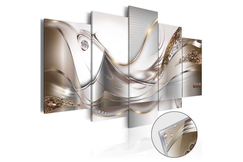 Billede I Akryl Golden Flight 100x50, Artgeist sp. z o. o.