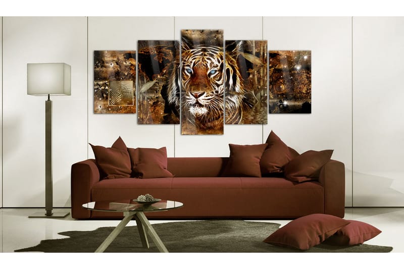 Billede I Akryl Golden Jungle 100x50, Artgeist sp. z o. o.