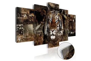 Billede I Akryl Guard Of The Jungle 100x50 - Artgeist sp. z o. o. - Boligtilbehør - Billeder & kunst