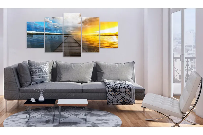 Billede I Akryl Lake Of Dreams 100x50 - Artgeist sp. z o. o. - Boligtilbehør - Billeder & kunst