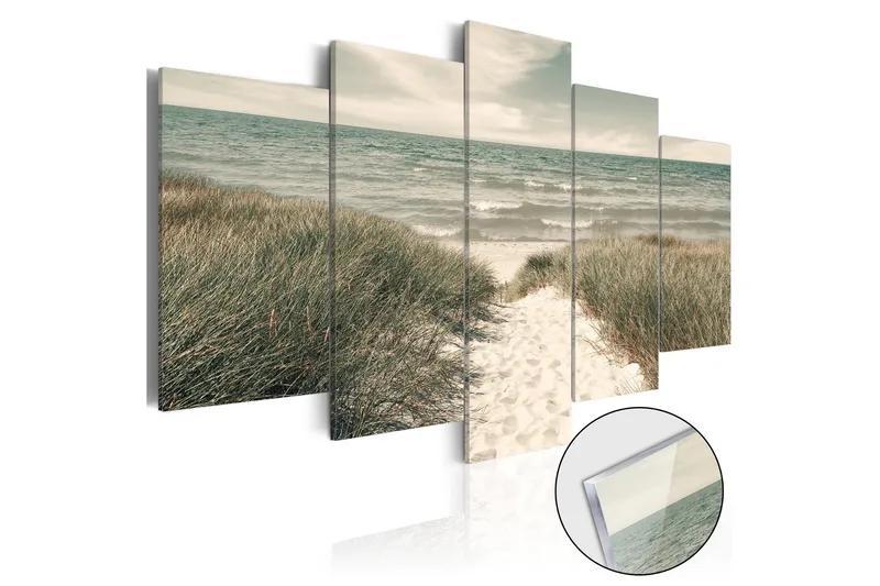 Billede I Akryl Quiet Beach 100x50, Artgeist sp. z o. o.