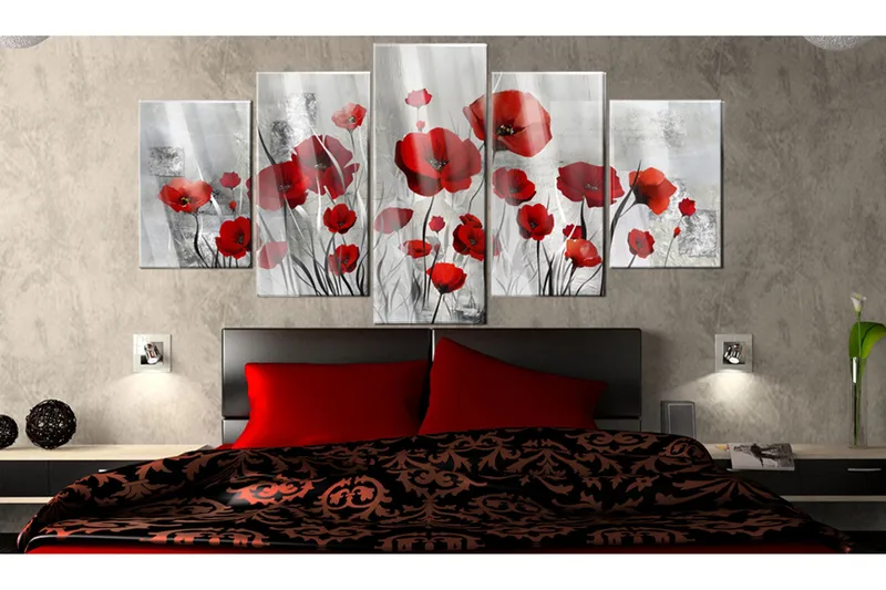 Billede I Akryl Scarlet Cloud 100x50 - Artgeist sp. z o. o. - Boligtilbehør - Billeder & kunst