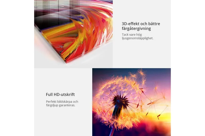 Billede I Akryl Scarlet Cloud 100x50 - Artgeist sp. z o. o. - Boligtilbehør - Billeder & kunst