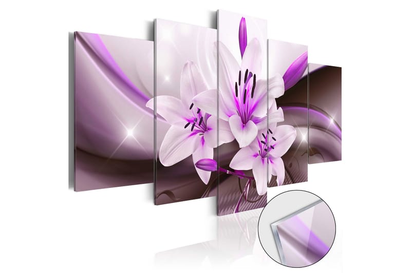 Billede I Akryl Violet Desert Lily 100x50, Artgeist sp. z o. o.