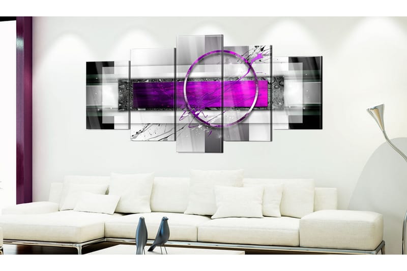 Billede I Akryl Violet Rim 100x50 - Artgeist sp. z o. o. - Boligtilbehør - Billeder & kunst