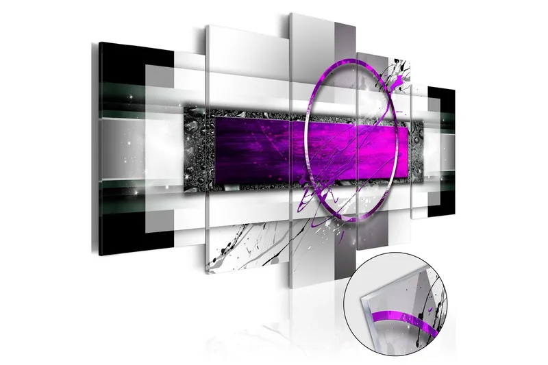 Billede I Akryl Violet Rim 100x50, Artgeist sp. z o. o.