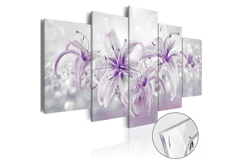 Billede I Akryl Purple Graces 100x50, Artgeist sp. z o. o.