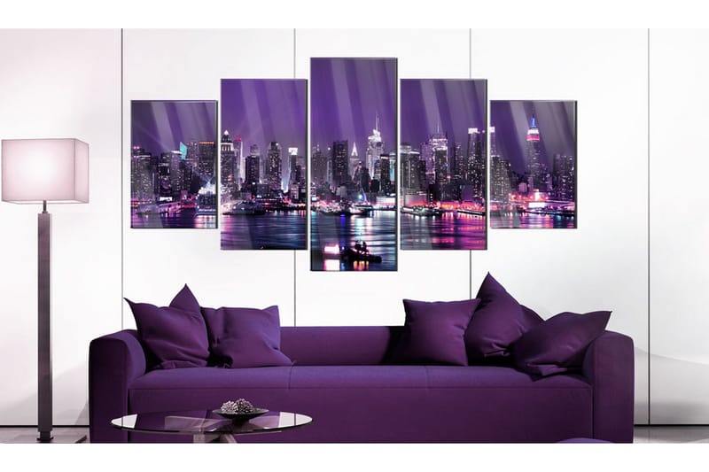 Billede I Akryl Purple Sky 100x50 - Artgeist sp. z o. o. - Boligtilbehør - Billeder & kunst