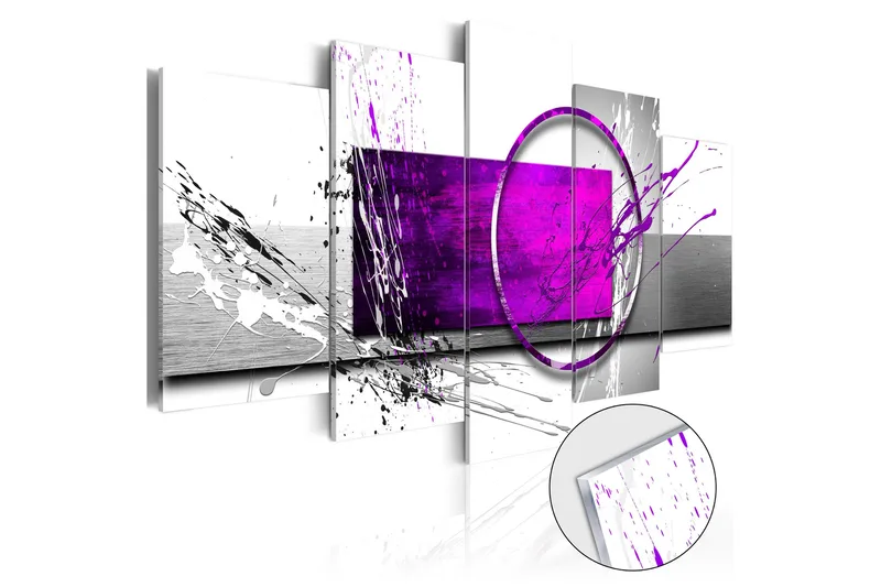 Billede I Akryl Purple Expression 100x50, Artgeist sp. z o. o.