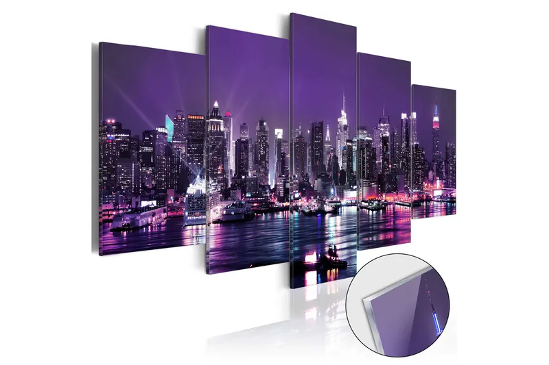 Billede I Akryl Purple Sky 100x50, Artgeist sp. z o. o.