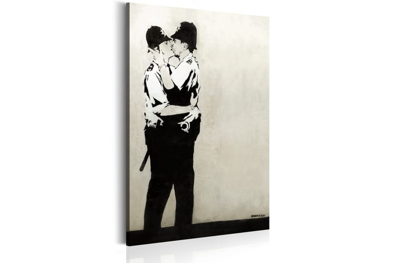 Billede Kissing Coppers By Banksy 40x60, Artgeist sp. z o. o.