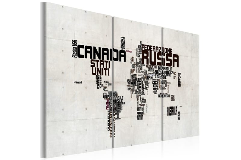 Billede Kort Italiensk 120x60, Artgeist sp. z o. o.