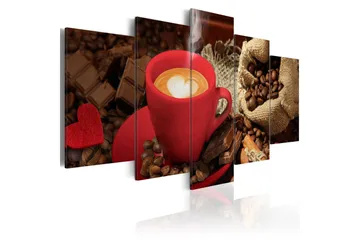Billede Love Espresso 200x100 - Artgeist sp. z o. o. - Boligtilbehør - Billeder & kunst - Billeder på lærred