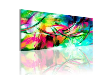 Billede Madness Of Color 150x50 - Artgeist sp. z o. o. - Boligtilbehør - Billeder & kunst - Billeder på lærred