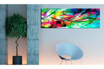 Billede Madness Of Color 150x50 - Artgeist sp. z o. o. - Boligtilbehør - Billeder & kunst - Billeder på lærred