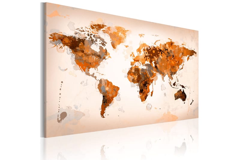Billede Map Of The World Desert Storm 60x40, Artgeist sp. z o. o.