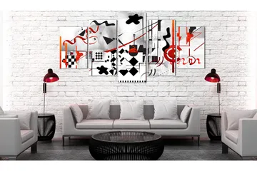 Billede Maze 5 Parts Wide 200x100 - Artgeist sp. z o. o. - Boligtilbehør - Billeder & kunst - Billeder på lærred