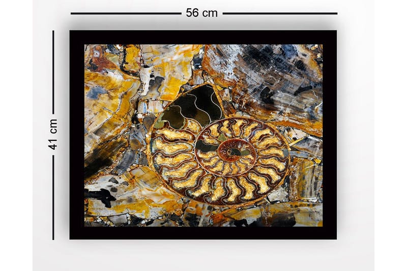 Billede med ramme flerfarvet - 44x15 cm - Boligtilbehør - Billeder & kunst