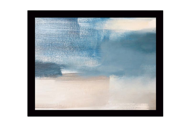 Billede med ramme flerfarvet - 44x15 cm - Boligtilbehør - Billeder & kunst