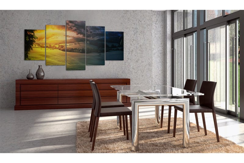 Billede Mellem Nat Og Dag 100x50 - Artgeist sp. z o. o. - Boligtilbehør - Billeder & kunst - Billeder på lærred